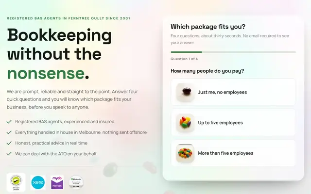 AOK Bookkeeping website built by Scalus