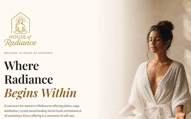 House of Radiance website built by Scalus